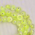 Bracelet mauvais œil en cristal vert | Argent sterling 925